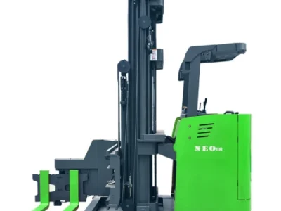 Standing Type 3 Way Pallet Stacker VNA Forklift – 1.0–1.5 Ton, 3–9m Lift